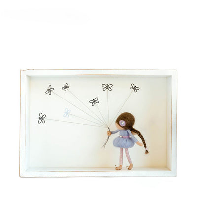 Dorimu Shadow Box Butterflies – White