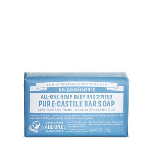 Dr. Bronner's Pure-Castile Bar Soap - Baby Unscented