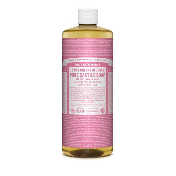 Dr. Bronner's Pure-Castile Liquid Soap - Cherry Blossom