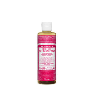Dr. Bronner's Pure-Castile Liquid Soap - Rose