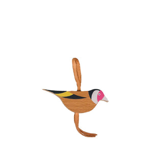 Eperfa Hillside Bird Ornament - Goldfinch
