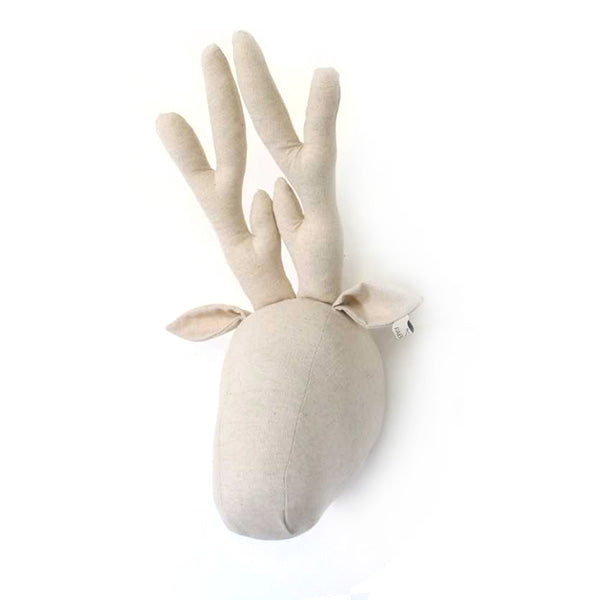 Fabels Out Of Vintage Deer - Natural Linen
