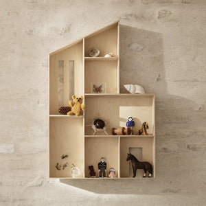 Ferm Living Kids Miniature Funkis House Shelf - Natural