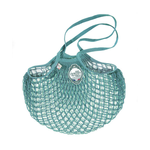 Filt Net Bag Aqua Blue – Long Handles - Elenfhant