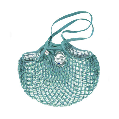 Filt Net Bag Aqua Blue – Long Handles - Elenfhant