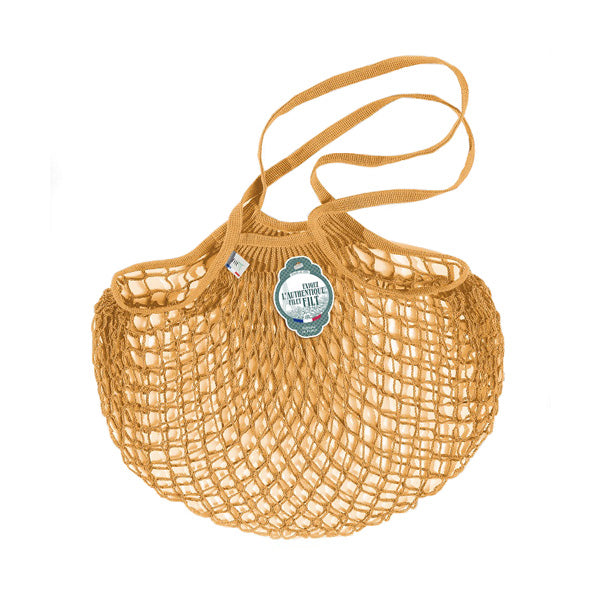 Filt Net Bag Yellow Gold – Long Handles - Elenfhant