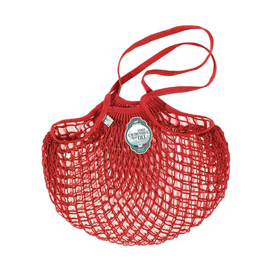 Filt Net Bag Anemone Red – Long Handles - Elenfhant