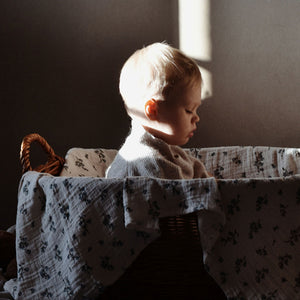 Garbo Friends Swaddle Blanket Bluebell Elenfhant