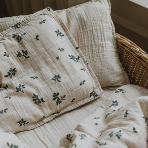 Garbo&Friends Muslin Bedset / Duvet Cover Set – Blueberry