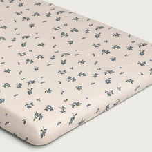 Garbo&Friends Muslin Fitted Sheet – Blueberry