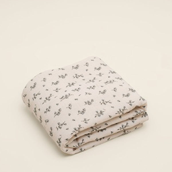 Garbo&Friends Muslin Filled Blanket - Bluebell