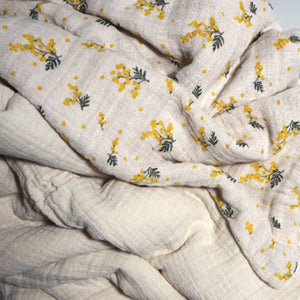 Garbo&Friends Filled Muslin Quilt - Mimosa