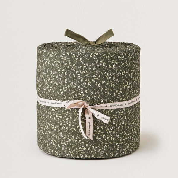 Garbo&Friends Crib Bumper – Floral Moss