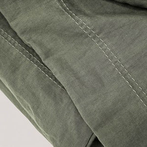Garbo and Friends Linen Duvet Cover Set – Moss