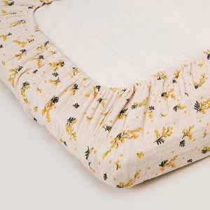Garbo&Friends Muslin Changing Mat Cover - Mimosa
