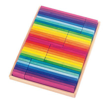 Glückskäfer Rainbow Building Slats - 64 Pieces
