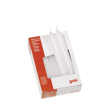 Goki Birthday Candles White - 10 Pieces