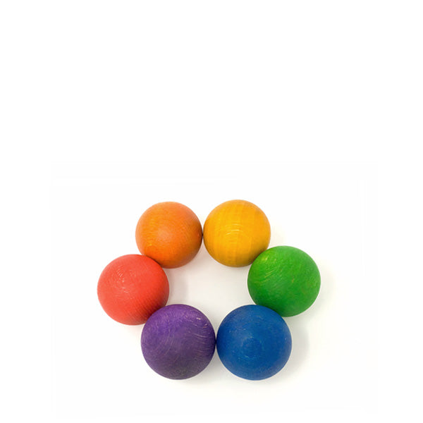 Grapat 6 Balls in the Rainbow Colours