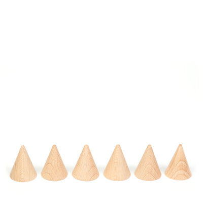 Grapat 6 Cones - Natural Wood