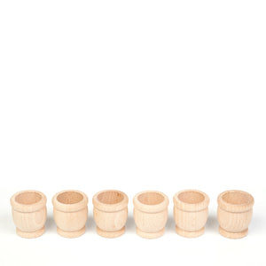 Grapat 6 Mates - Natural Wood