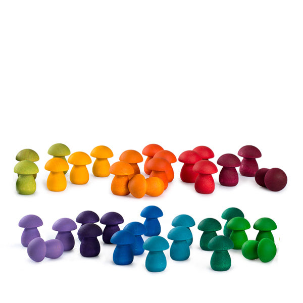 Grapat Mandala - Rainbow Mushrooms 36 pcs