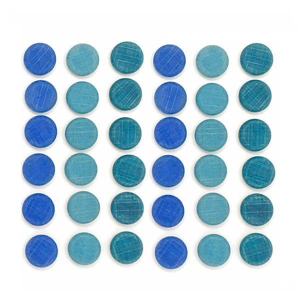 Grapat Mandala - Small Blue Coins 36 pcs