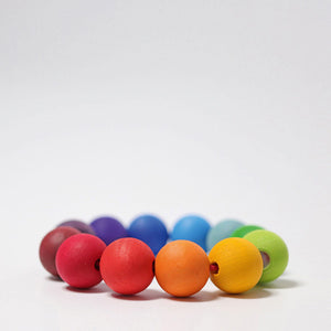 Grimm's Grasping Toy - Rainbow Bead Ring