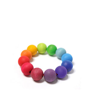 Grimm's Grasping Toy - Rainbow Bead Ring
