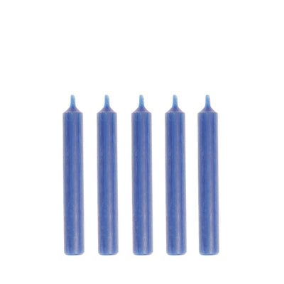 Grimm’s 10% Beeswax Candles 20 Pieces - Blue