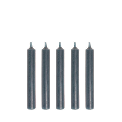 Grimm’s 10% Beeswax Candles 20 Pieces – Petrol