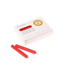 Grimm’s 10% Beeswax Candles 20 Pieces - Red