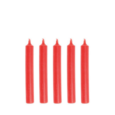 Grimm’s 10% Beeswax Candles 20 Pieces - Red