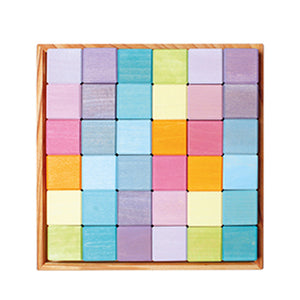 Grimm’s Mosaic Square Pastel – 36 Cubes