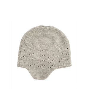Hvid Knitted Hat Dua - Grey Melange