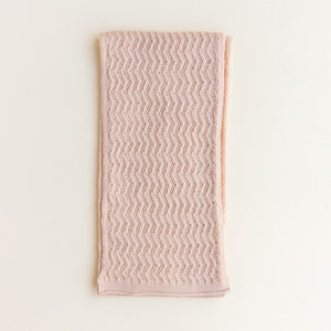 Hvid Knitted Scarf Fredrik - Apricot