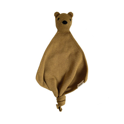 Hvid Teddy Tokki Cuddle Cloth – Mustard