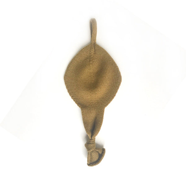 Hvid Titi Pacifier Holder – Mustard