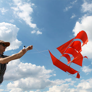 Haptic Lab Sailing Ship Kite – Flame - Elenfhant