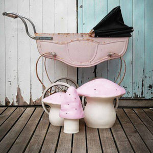 Heico Mushroom Lamp Large - Vintage Pink