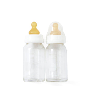 Hevea Glass Baby Bottle 120ml (set of 2)