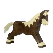Holztiger Horse Running - Dark Brown