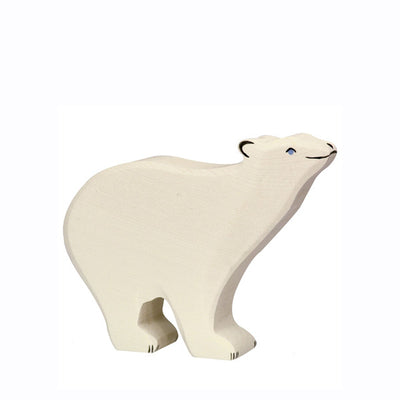 Holztiger Wooden Polar Bear