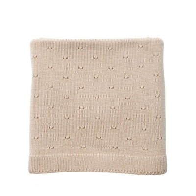 Hvid Blanket Bibi – Apricot