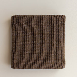 Hvid Blanket Blanka - Walnut