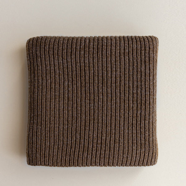 Hvid Blanket Blanka - Walnut