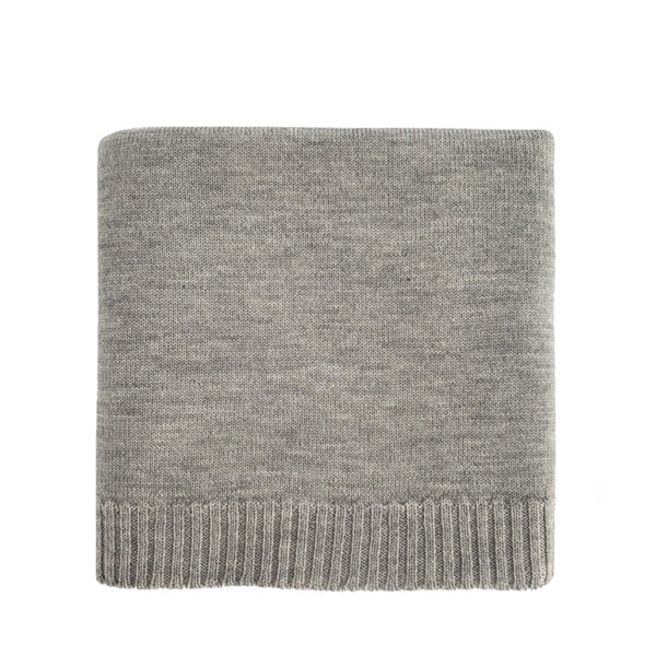 Hvid Blanket Didi – Grey Melange
