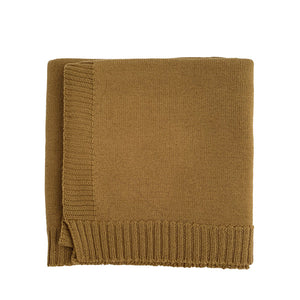 Hvid Blanket Didi – Mustard
