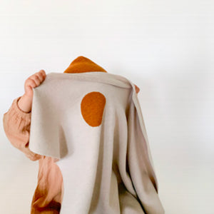 Hvid Blanket Edie – Off White/Rust