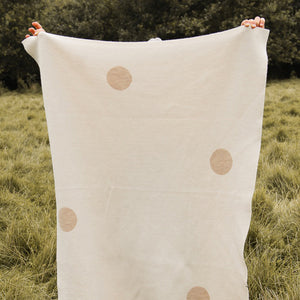 Hvid Blanket Edie – Off White/Sand