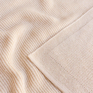 Hvid Blanket Felix - Oat